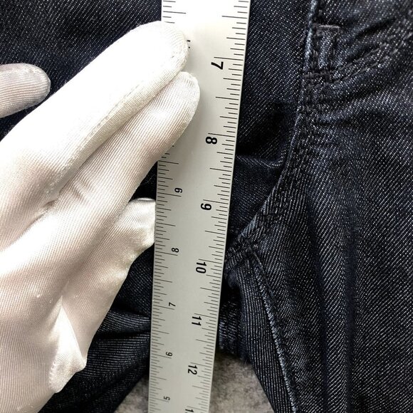 Ann Taylor Trouser Jeans Womens Size 8 Bootcut Flare Dark Wash Blue Mid Rise - Picture 7 of 10